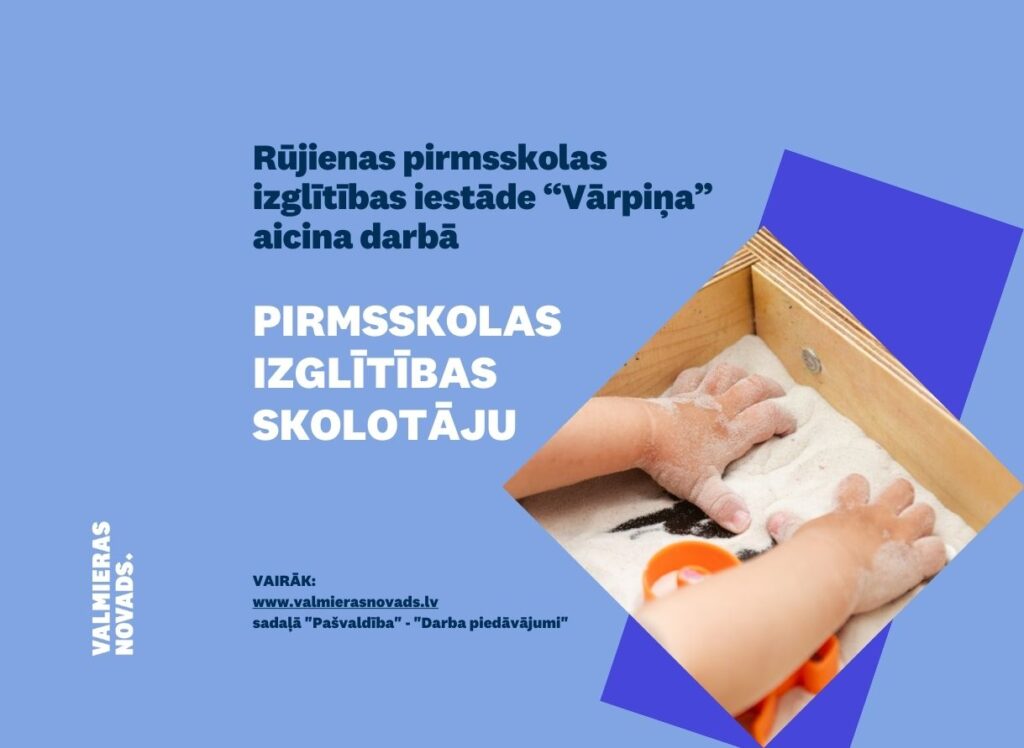 pirmsskolas izglītības skolotāju Vārpiņa