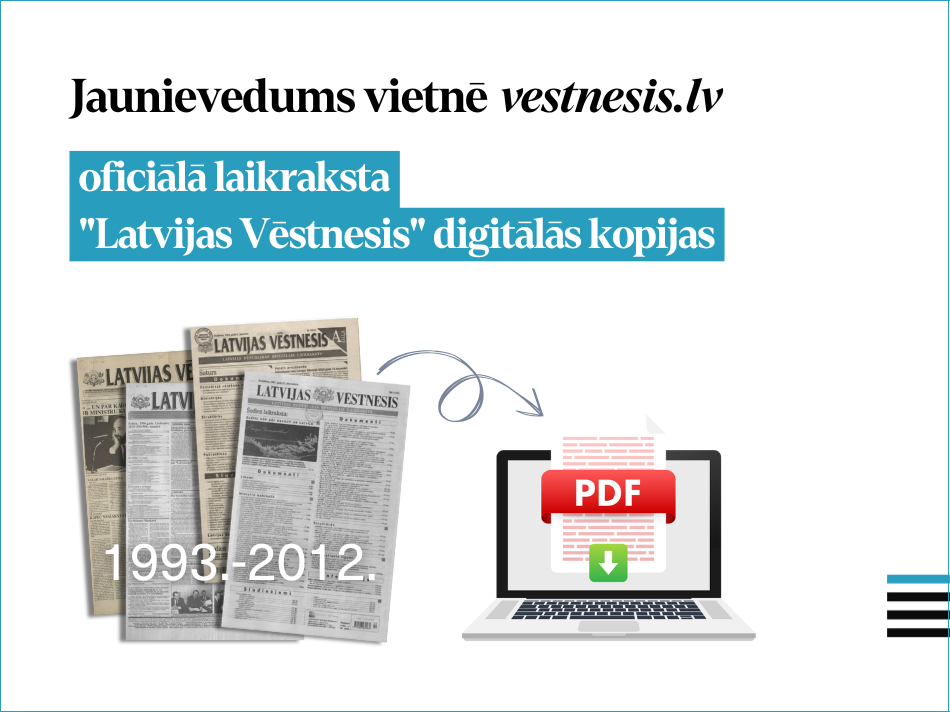 Latvijas Vēstnesis digitālās kopijas