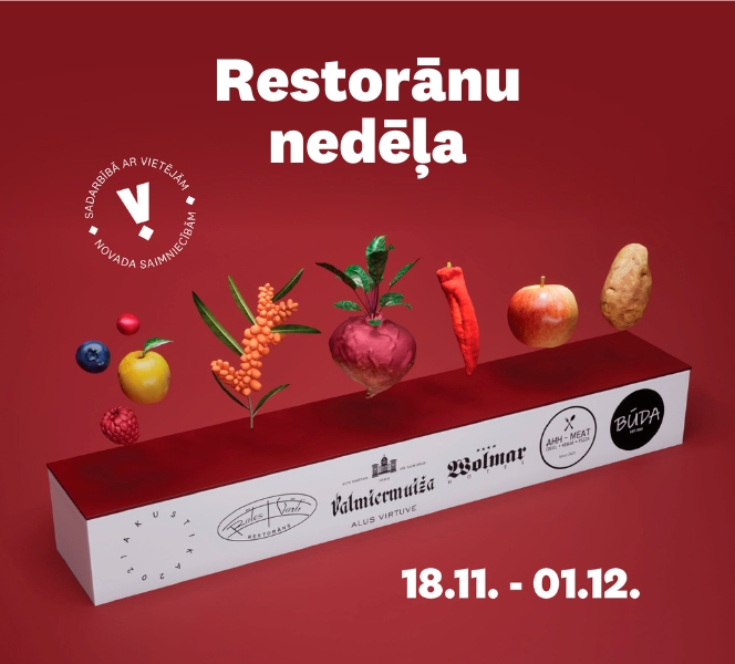 Ļaujies rudens garšu modei Valmieras novada Restorānu nedēļā!