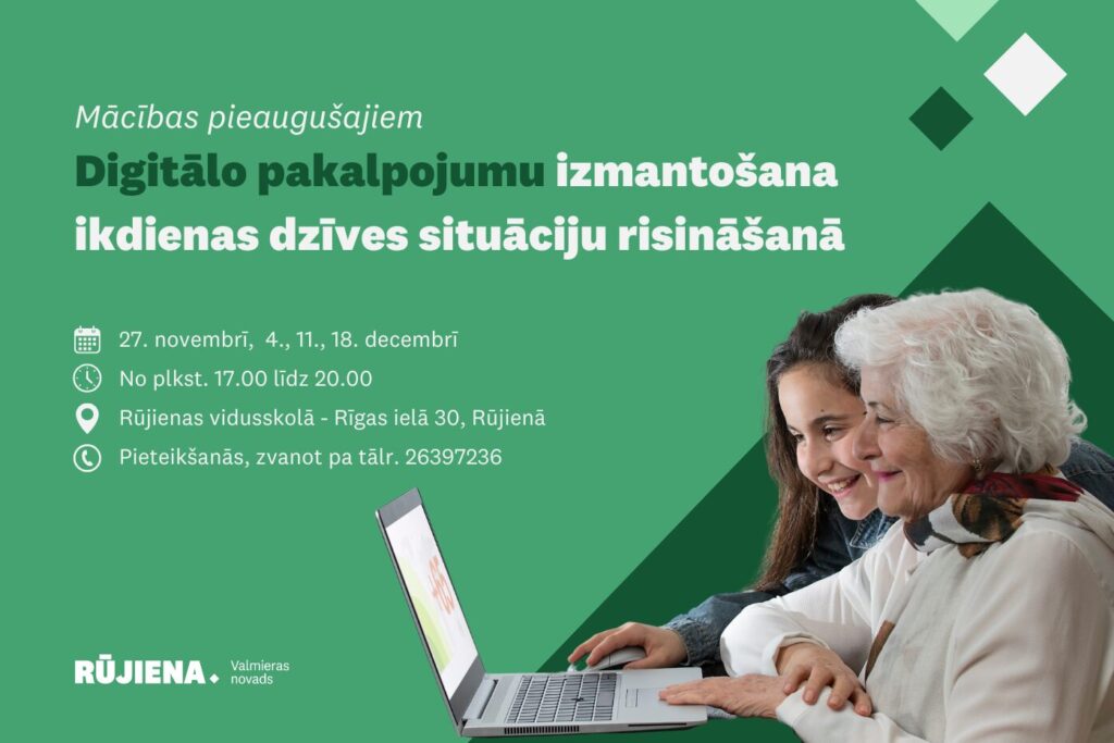 Digitālo pakalopojumu izmantošana dažādu dzīves situāciju risināšanā