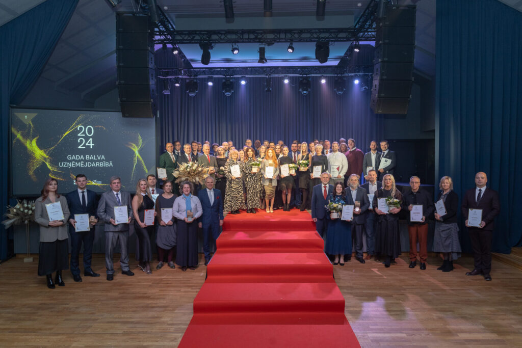 Valmieras novada gada balva uzņēmējdarbībā pasniegšanas ceremonija.