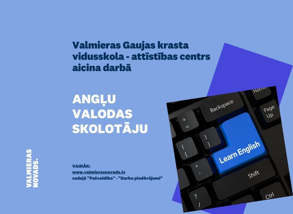 angļu valodas skolotāju VGKV