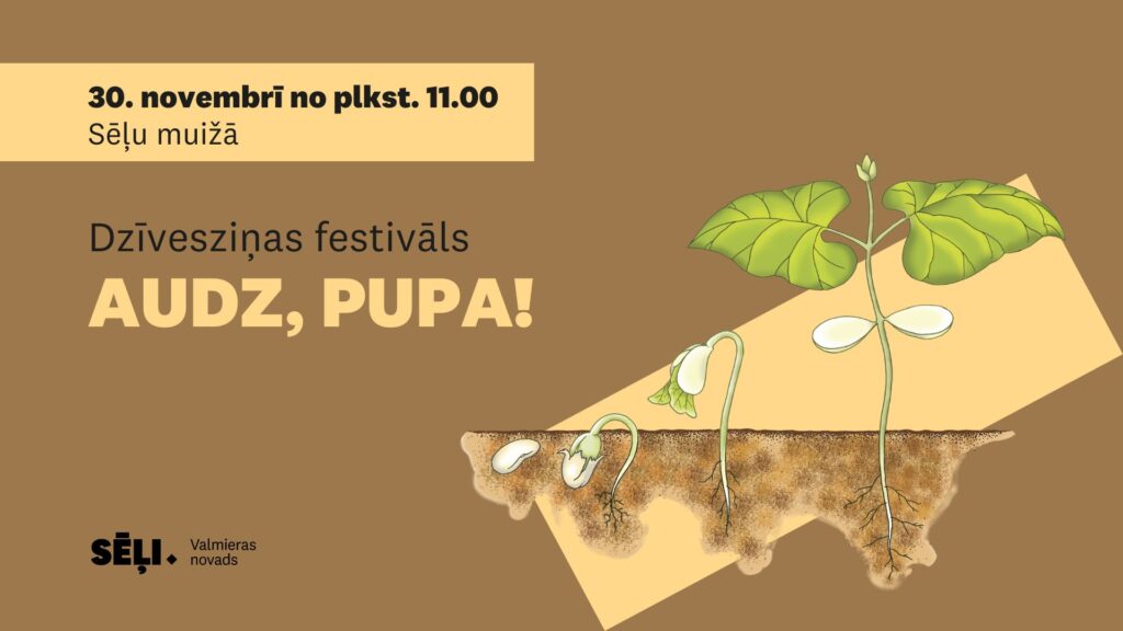 Aicinām uz dzīvesziņas festivālu “Audz, pupa!”