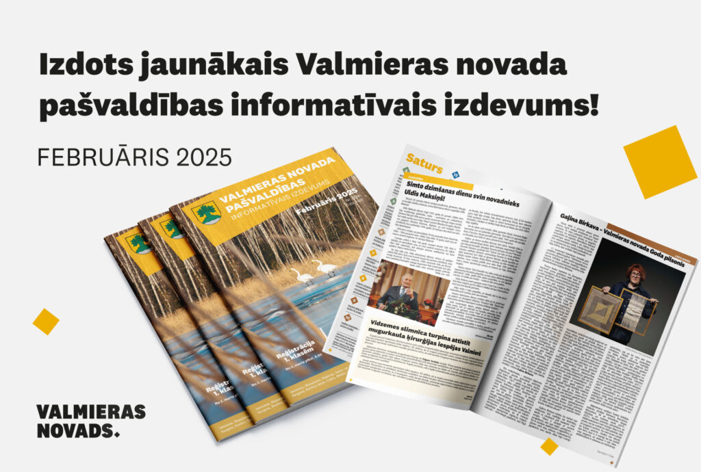 Izdots jaunākais Valmieras novada pašvaldības informatīvais izdevums